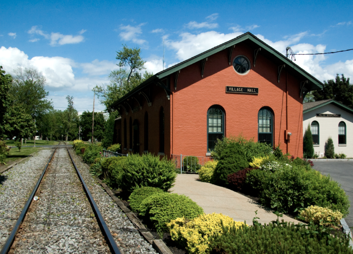 Train station in Seneca Falls.