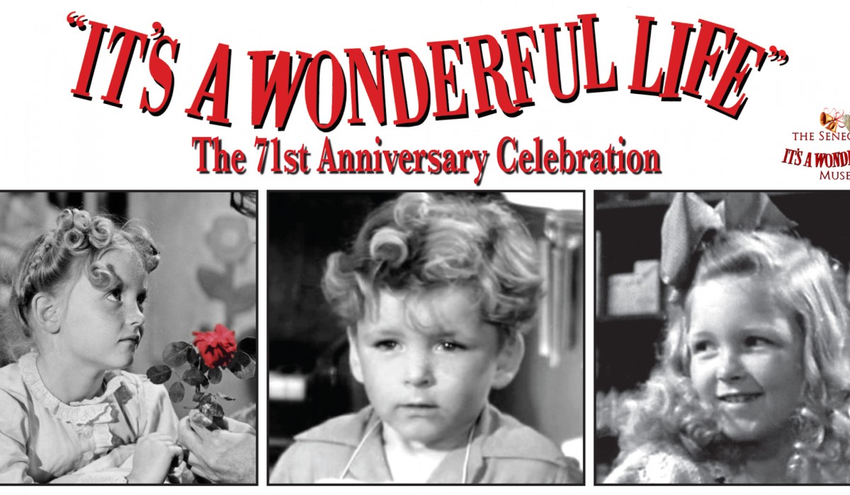 December 8, 9, & 10, 2017 -- For the first time in 20 years, four actors from the film will appear together:  Karolyn Grimes (Zuzu), Carol Coombs (Janie), Jimmy Hawkins (Tommy) and Jeanine Roose (Young Violet).  Click photo for flyer